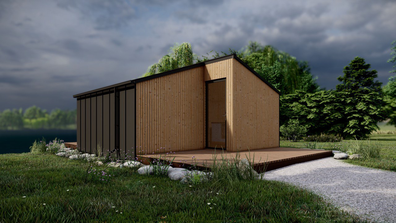 Tiny House - Modular House - Mini House - Container House, Prefabricated House - 20,83 m² - Energy Efficient - SIP Model