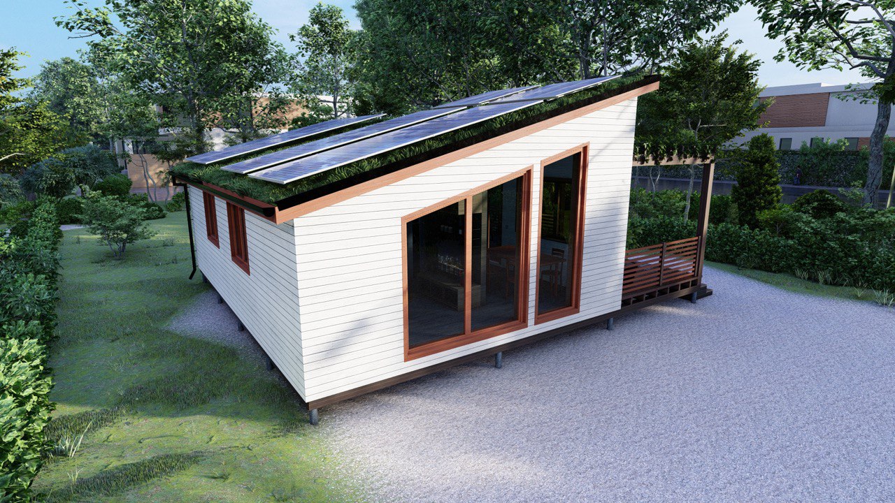 Tiny House - Modular House - Mini House - Container House, Prefabricated House - 50 m² - Energy Efficient - SIP Model
