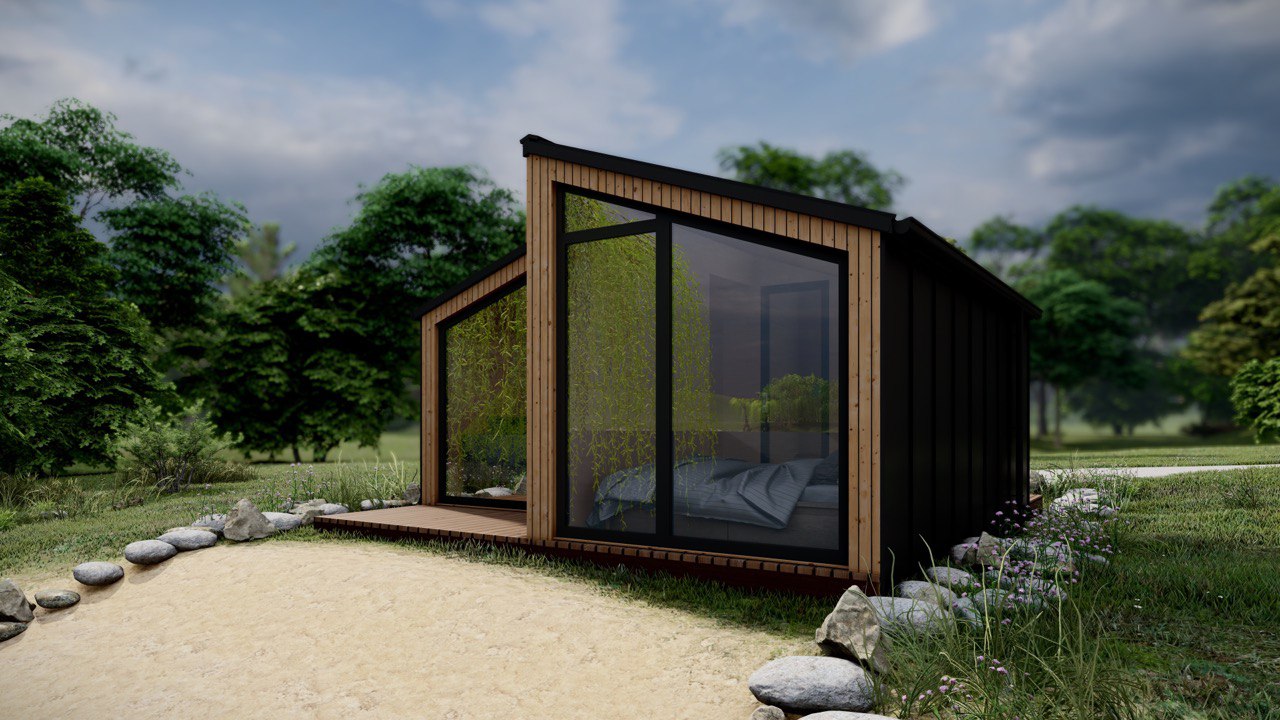 Tiny House - Modular House - Mini House - Container House, Prefabricated House - 20,83 m² - Energy Efficient - SIP Model