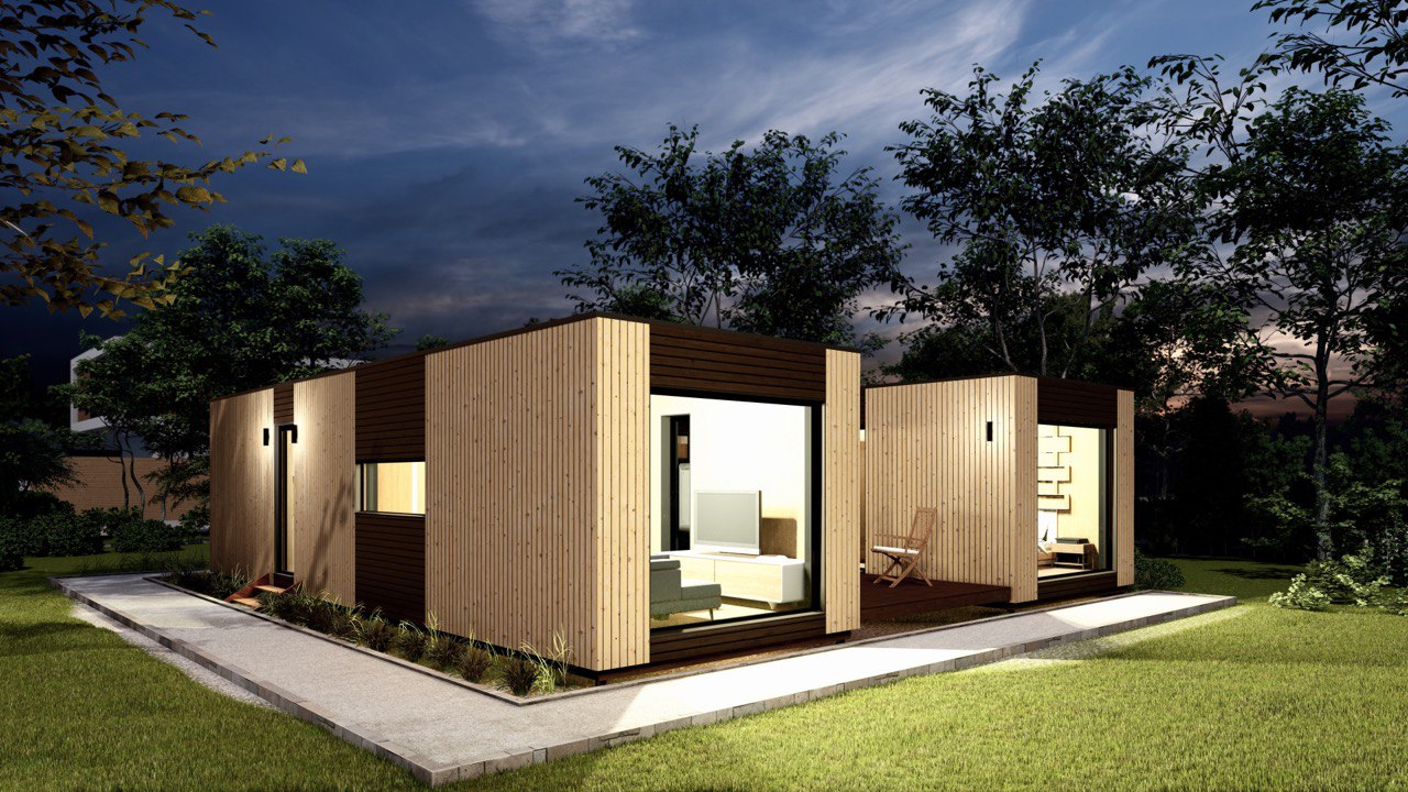 Tiny House - Modular House - Mini House - Container House, Prefabricated House - 88,6 m² - Energy Efficient - SIP Model