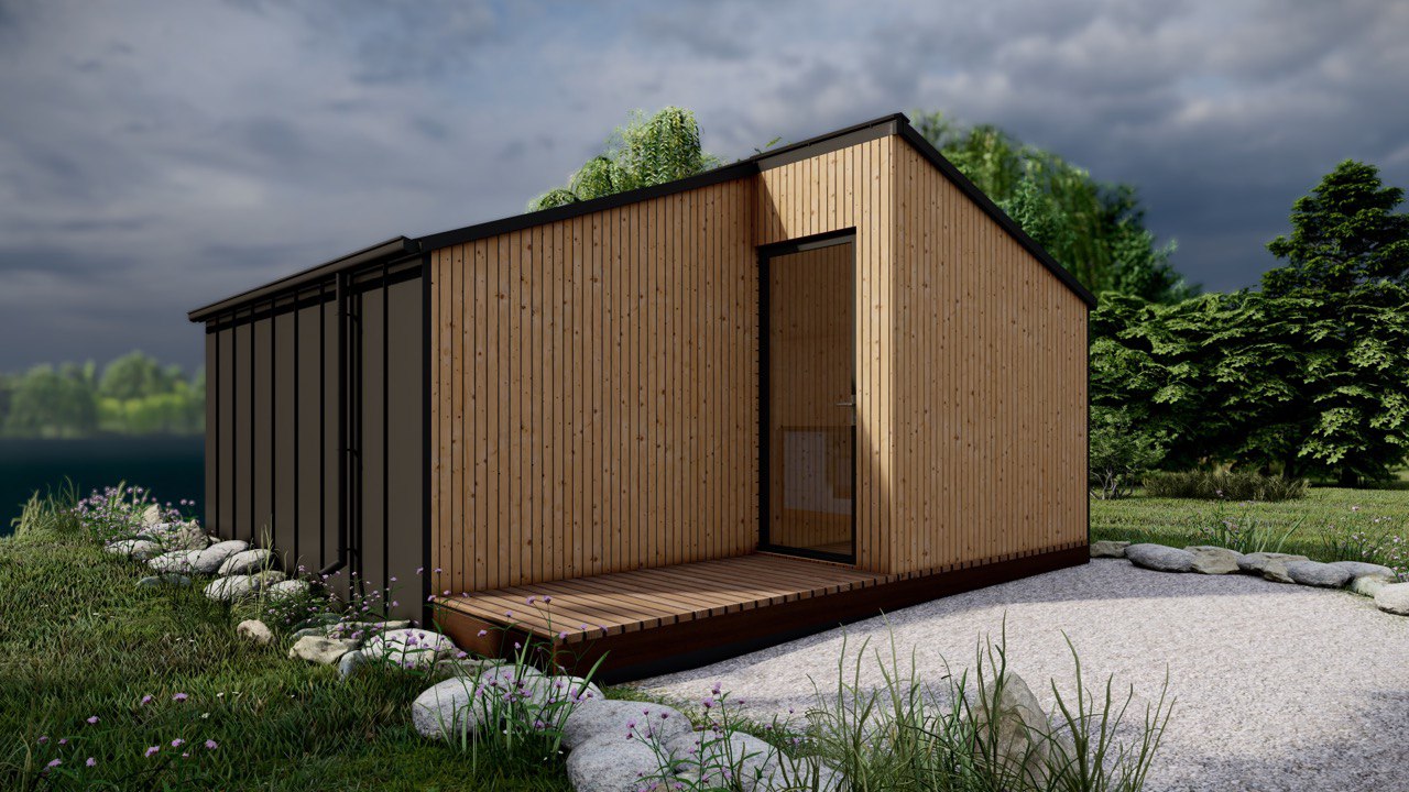 Tiny House - Modular House - Mini House - Container House, Prefabricated House - 20,83 m² - Energy Efficient - SIP Model