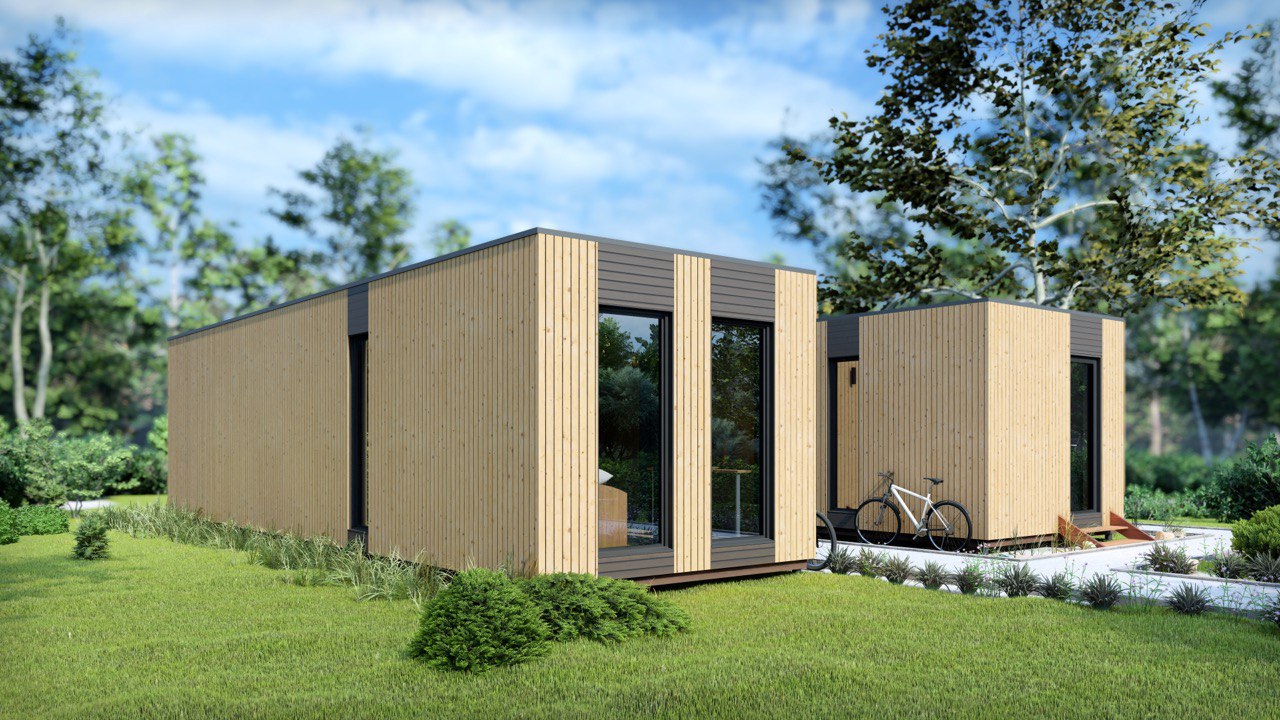 Tiny House - Modular House - Mini House - Container House, Prefabricated House - 88,6 m² - Energy Efficient - SIP Model