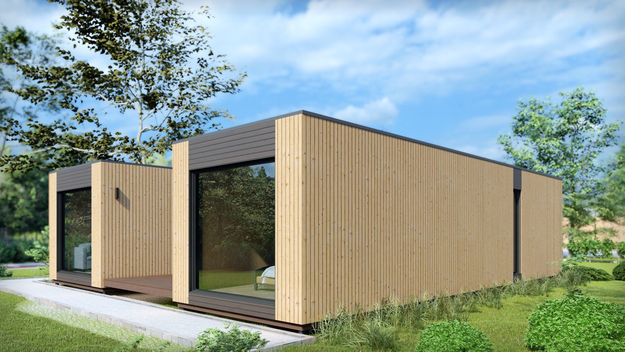 Tiny House - Modular House - Mini House - Container House, Prefabricated House - 88,6 m² - Energy Efficient - SIP Model